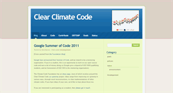 Desktop Screenshot of clearclimatecode.org